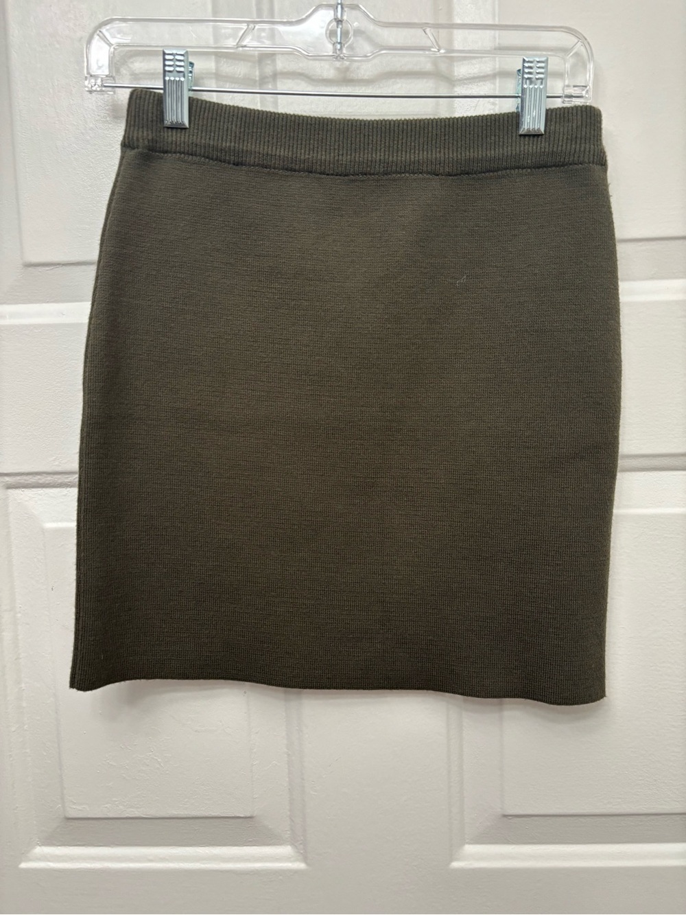SAYLOR Olive Knit Pencil Skirt